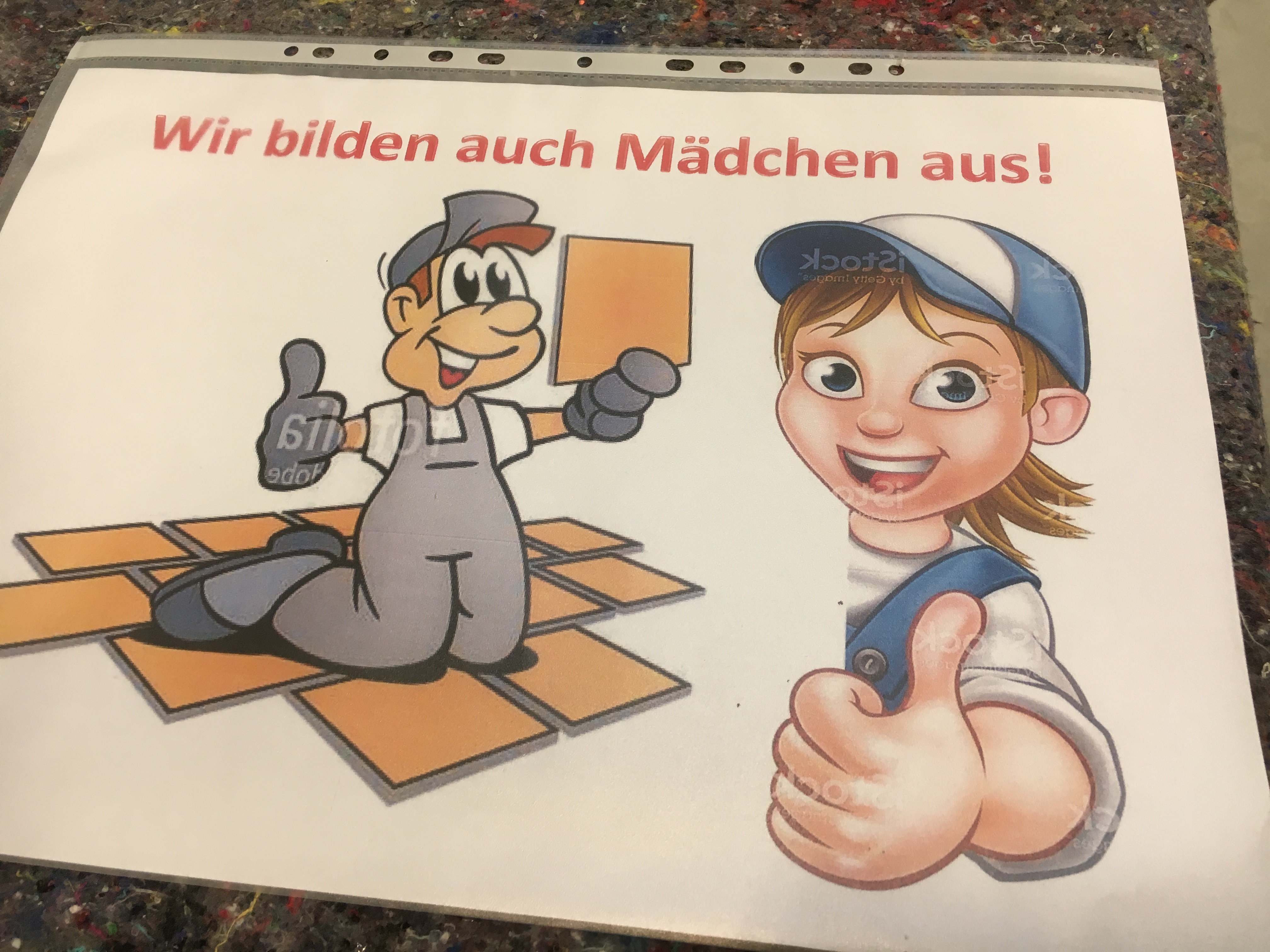 Wir bilden auch Mädchen aus © wienwork