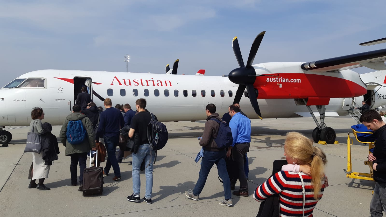 Abflug Wien Schwechat - es geht los © wienwork