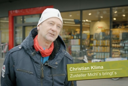 Christian Klima, Zusteller von Michl's bringt's © SPAR AG