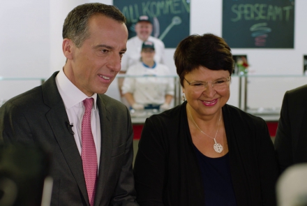 Christian Kern und Renate Brauner eröffnen SB-Restaurant Speiseamt Seestadt © Wien Work