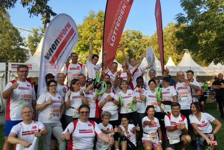 Business Run 2018 - Das Wien Work Laufteam © wienwork