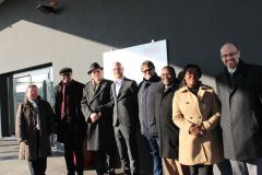 Namibischer Sozialminister und Botschafter vor "Afrika"-Bild von Alireza 005 © Wien Work Namibischer Sozialminister und Botschafter vor "Afrika"-Bild von Alireza 005 © Wien Work