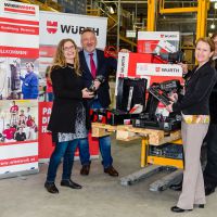 Übergabe Materialspende von Firma Würth © Würth Österreich Übergabe Materialspende von Firma Würth © Würth Österreich