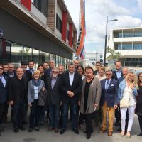 Gruppenfoto mit VertreterInnen der Volkshilfe Österreich und der AWO Bayern © Wien Work Gruppenfoto mit VertreterInnen der Volkshilfe Österreich und der AWO Bayern © Wien Work