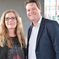 Bildungsstadtrat Jürgen Czernohorszky zu Besuch bei Wien Work - jetzt im Bild mit unserer PR- und Kommunikationschefin Andrea Angermann © Wien Work Bildungsstadtrat Jürgen Czernohorszky zu Besuch bei Wien Work - jetzt im Bild mit unserer PR- und Kommunikationschefin Andrea Angermann © Wien Work