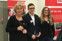 Das Empfangskomitee am Tag der offenen Tür 2018 © wienwork Das Empfangskomitee am Tag der offenen Tür 2018 © wienwork