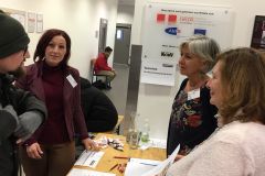 Das Empfangsteam beim Infotag 2019 © wienwork Das Empfangsteam beim Infotag 2019 © wienwork