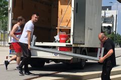 Bühnenaufbau am Sommerfest 2019 © wienwork Bühnenaufbau am Sommerfest 2019 © wienwork