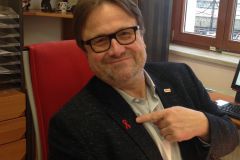 Geschäftsführer Wolfgang Sperl unterstützt den Welt-AIDS-Tag © Wien Work Geschäftsführer Wolfgang Sperl unterstützt den Welt-AIDS-Tag © Wien Work