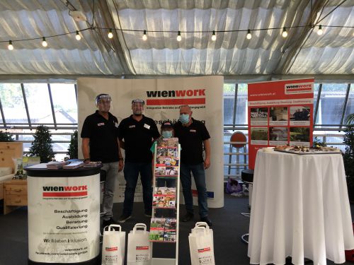 Team auf der Kleingartenmesse © wienwork