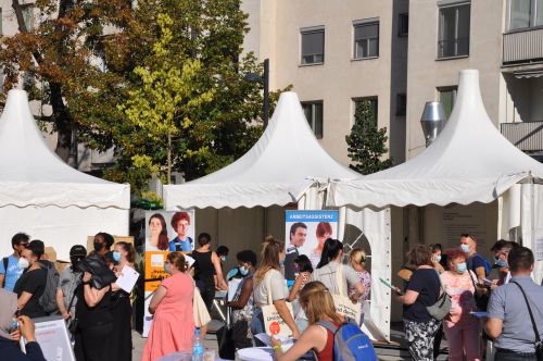 Viel los auf der Veranstaltung in Floridsdorf © wienwork