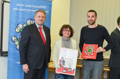 Auszeichnung Digital Media mit Umweltzeichen des BMLFUW © BMLFUW/Christopher Fuchs