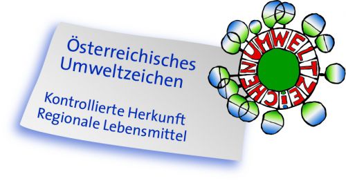Umweltzeichen Kontrollierte Herkunft - Regionale Lebensmittel © Österreichisches Umweltzeichen