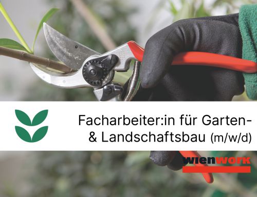 Titelbild Facharbeiter:in Garten- und Landschaftsbau © wienwork/pixabay