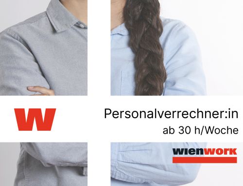 Titelbild Personalverrechner:in ab 30 WStd. © wienwork