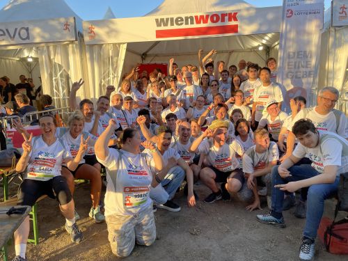 Gruppenfoto Business Run 2023 © wienwork