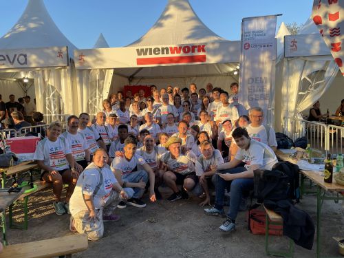 Gruppenfoto Business Run 2023 © wienwork