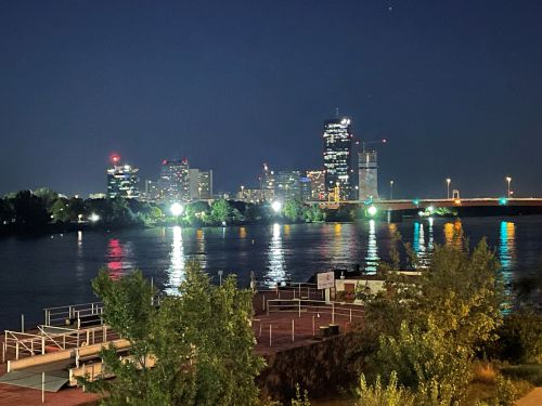 Abendstimmung - Ausblick von der Donauinsel © wienwork